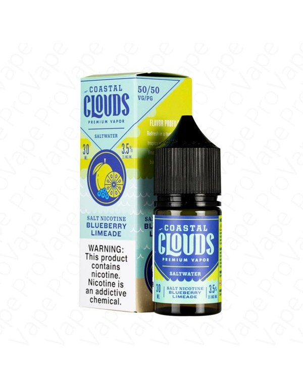 Blueberry Limeade Salt Coastal Clouds 30mL