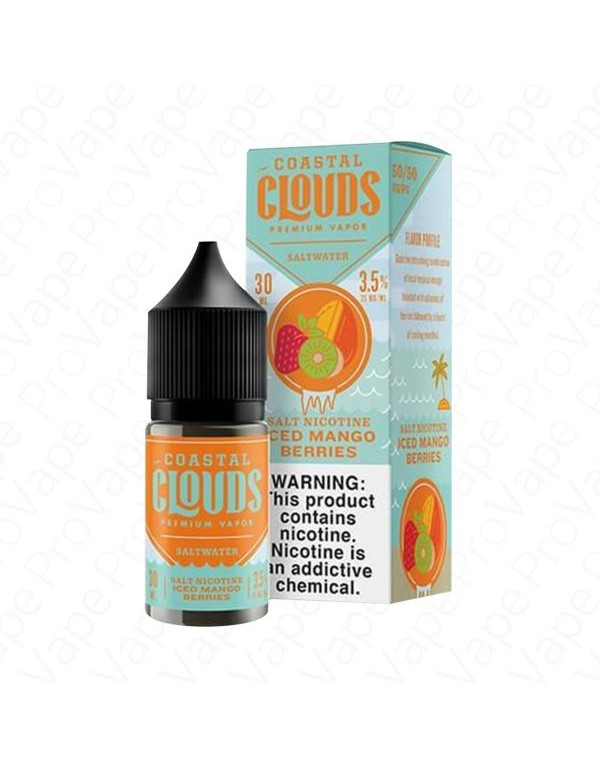 Iced Mango Berries Salts Coastal Clouds 30mL