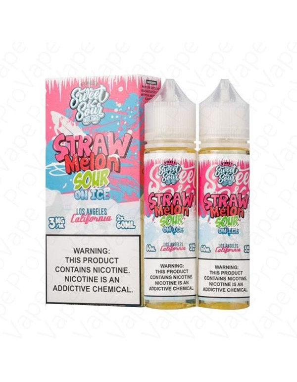 Straw Melon Sour Menthol (Ice) Finest S&S 2x60mL