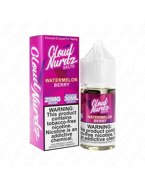 Watermelon Berry Salt Cloud Nurdz 30mL