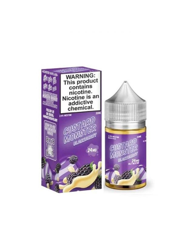 Blackberry Salt Custard Monster 30mL