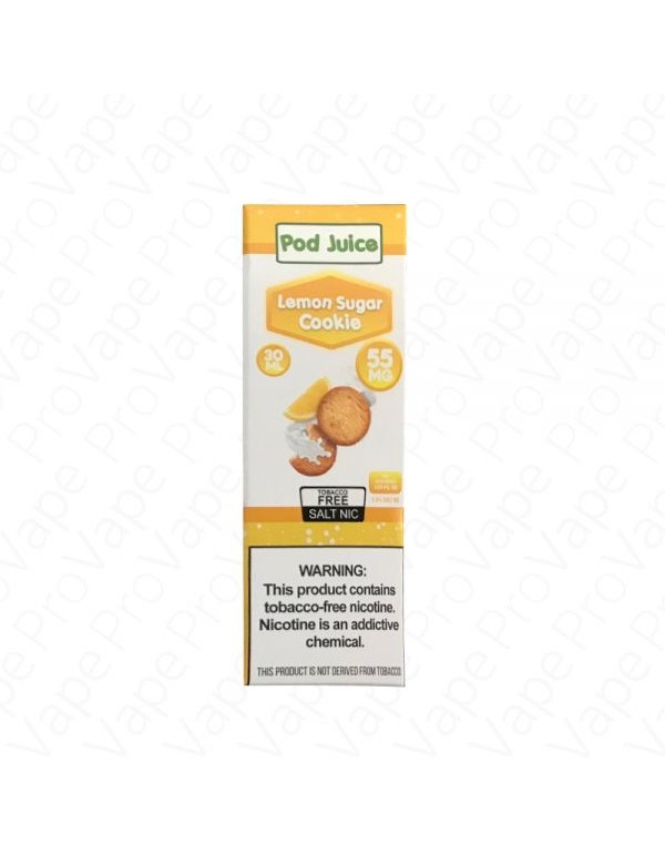 Lemon Sugar Cookie Pod Juice TFN E-Juice Salt Nic 30ml