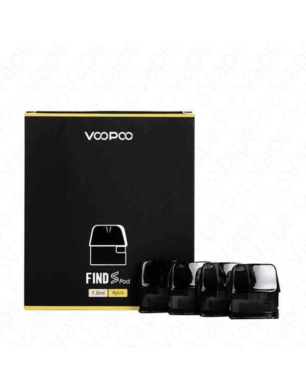 VooPoo Find S Trio Replacement Pod 4PCS