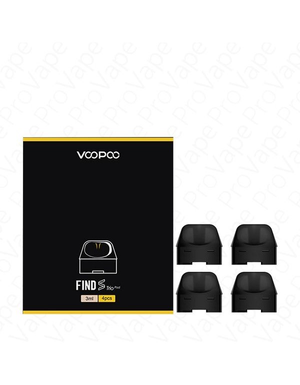 VooPoo Find S Trio Replacement Pod 4PCS