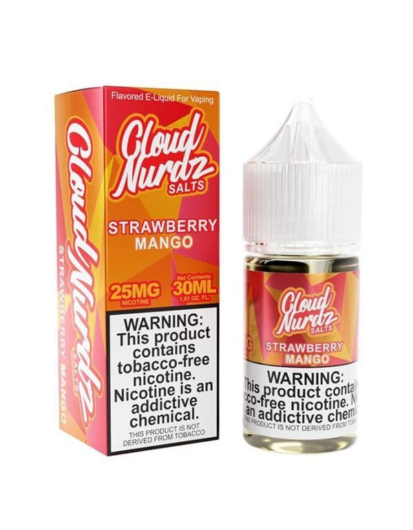 Strawberry Mango Cloud Nurdz TFN Salt Nic E-Juice 30ml