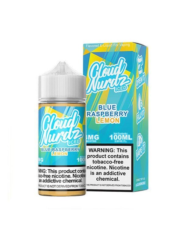 Blue Raspberry Lemon Iced Cloud Nurdz TFN E-Juice 100ml