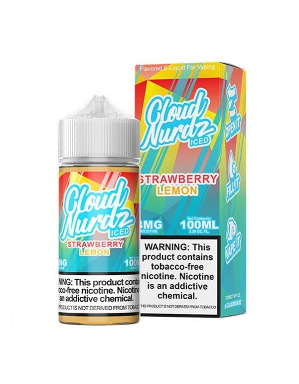 Strawberry Lemon Iced Cloud Nurdz TFN E-Juice 100m...