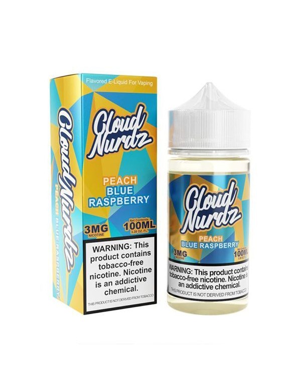 Peach Blue Raspberry Cloud Nurdz TFN E-Juice 100ml