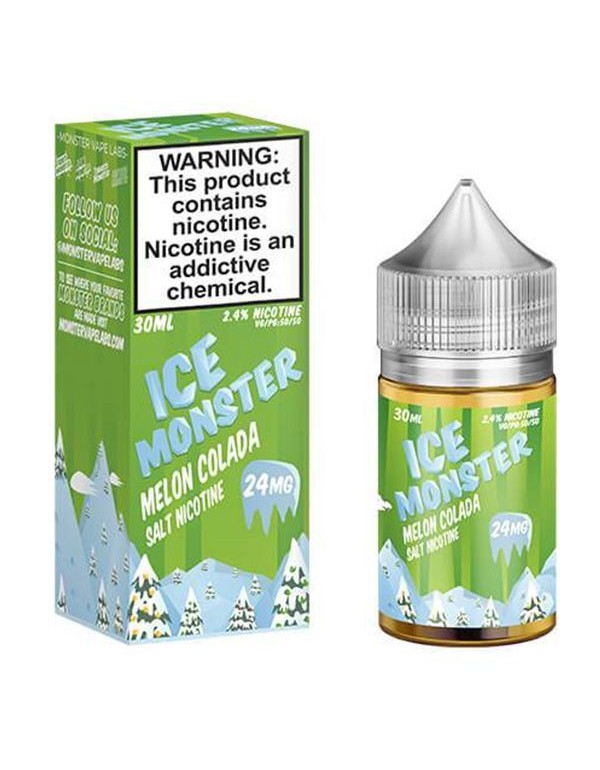 Melon Colada Ice Monster TFN Salt Nic E-Juice 30ml...