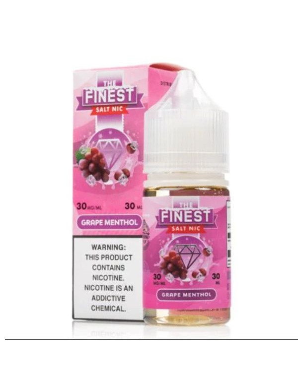 Grape Menthol The Finest Salt Nic E-Juice 30ml