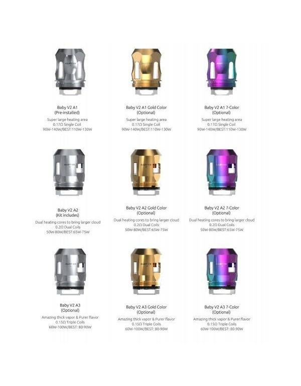 SMOK Baby V2 Repacement Coils 3PCS