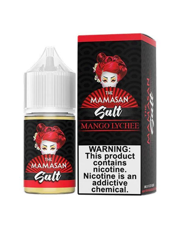 Mango Lychee The Mamasan Salt Nic E-Juice 30ml