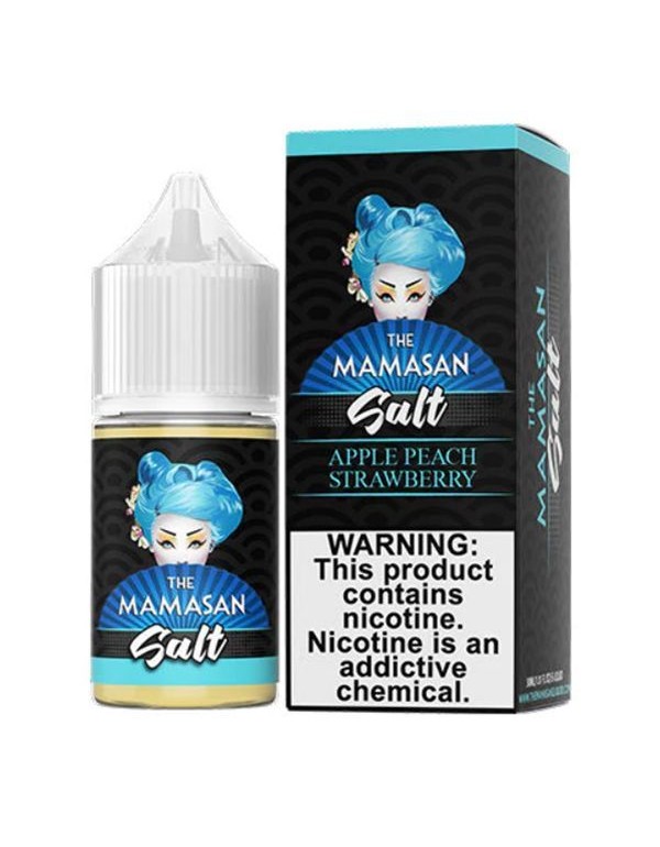 Apple Peach Strawberry The Mamasan Salt Nic E-Juice 30ml