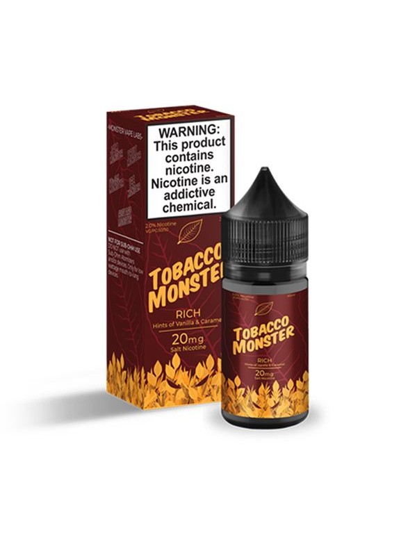 Rich Tobacco Monster Salt Nic E-Juice 30ml