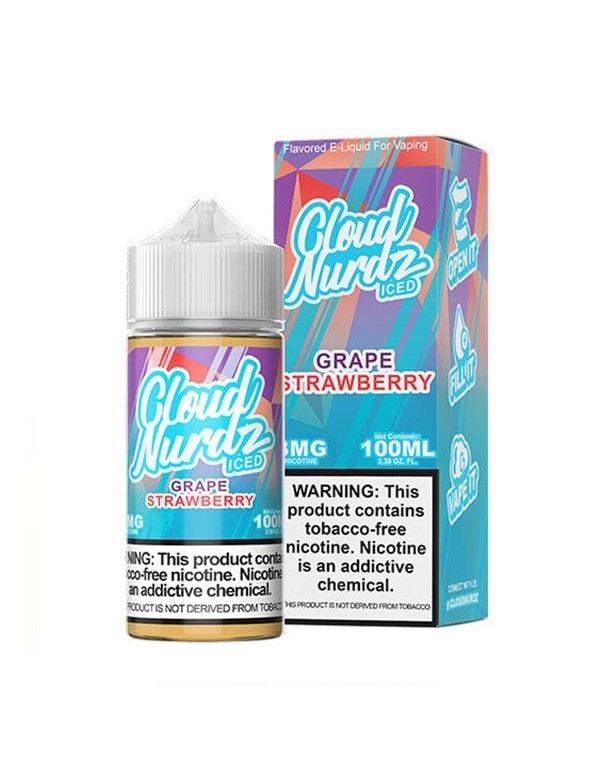 Grape Strawberry Iced Cloud Nurdz TFN E-Juice 100ml| ProVape