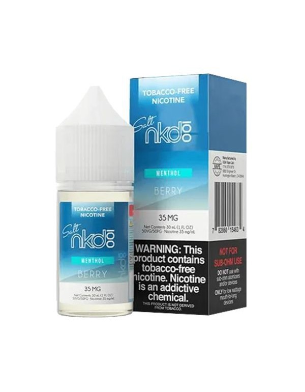 Berry Menthol NKD 100 TFN Salt Nic E-Juice 30ml