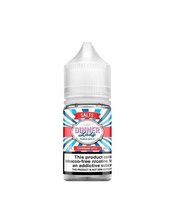 Strawberry Apple Dinner Lady TFN Salt Nic E-Juice 30ml