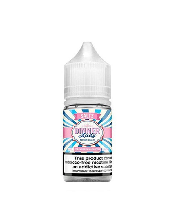 Strawberry Macaroon Dinner Lady TFN Salt Nic E-Juice 30ml