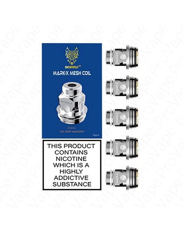 Snowwolf Mark-X Replacement Coils 5PCS