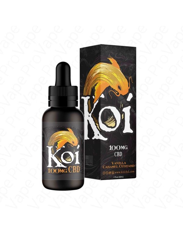 Vanilla Caramel Custard CBD Koi 30mL