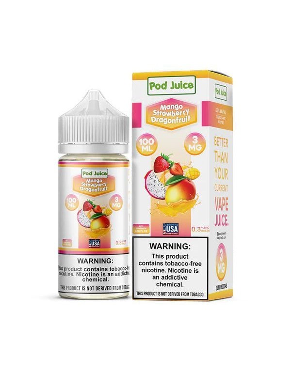 Mango Strawberry Dragonfruit Pod Juice TFN E-Juice 100ml