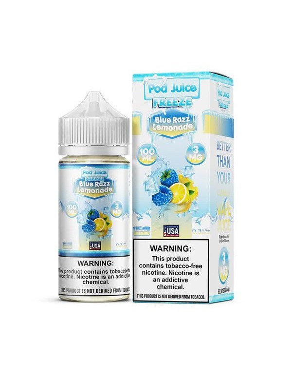 Blue Razz Lemonade Freeze Pod Juice TFN E-Juice 100ml