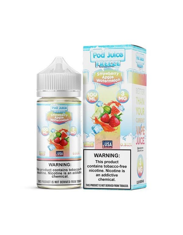 Strawberry Apple Watermelon Freeze Pod Juice TFN E-Juice 100ml