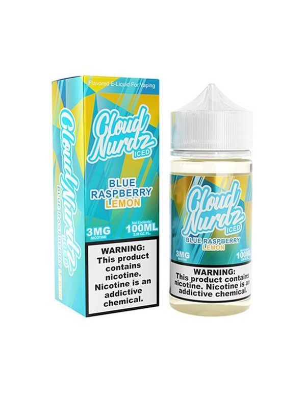 Blue Raspberry Lemon Iced Cloud Nurdz E-Juice 100ml