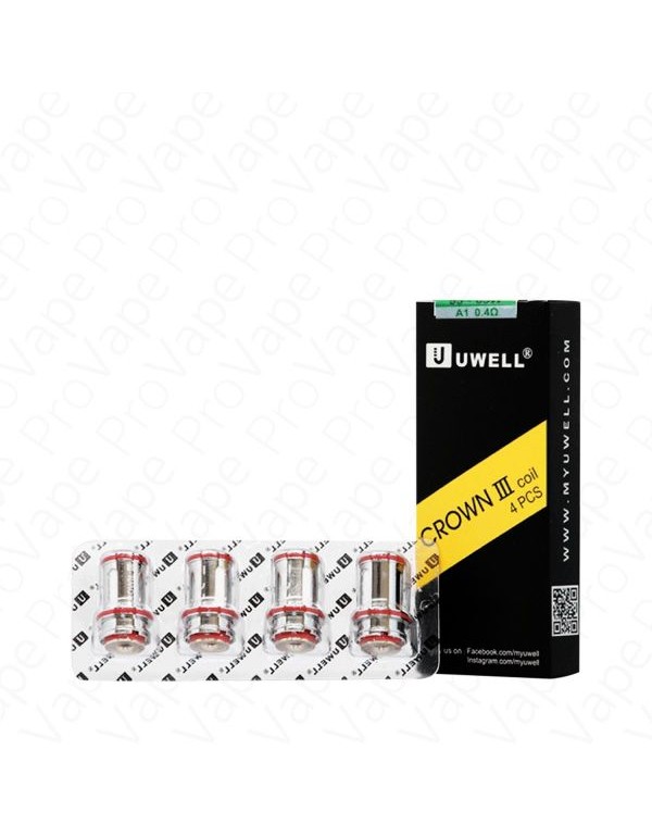 UWELL Crown III (3) Replacement Coils 4PCS