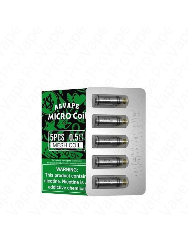 Asvape Micro Replacement Coils 5PCS