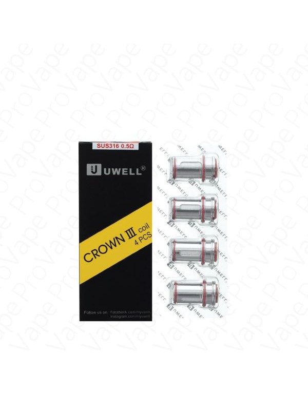 UWELL Crown III (3) Replacement Coils 4PCS